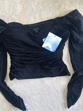 MAJORELLE Constance Top in Black